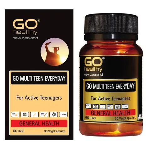 Viên Uống Hỗ Trợ Sức Khỏe Tuổi Teen Go Multi Teen Everyday - Bổ Sung 32 Vitamin và Khoáng Chất Tăng Chiều Cao và Đề Kháng Cho Trẻ từ 10 Tuổi