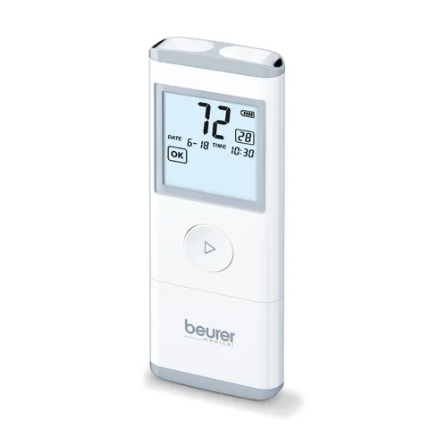 Máy Điện Tim Cầm Tay 1 Kênh Beurer ME80 - Thiết Bị Chăm Sóc Sức Khỏe Đo Nhịp Tim Tại Nhà và Di Chuyển, Kết Nối Máy Tính