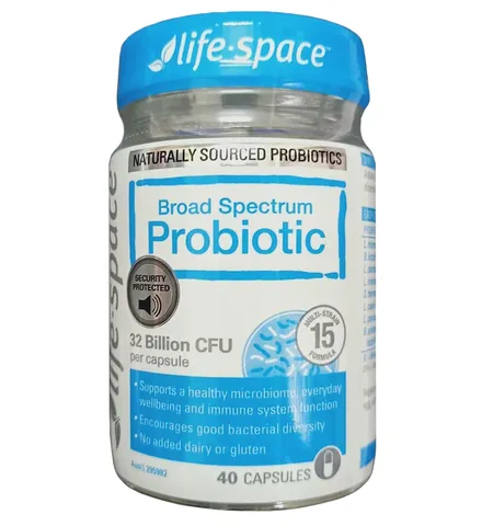 Men vi sinh Úc Life Space Probiotic 60 viên - Hỗ trợ tiêu hóa với 32 tỷ lợi khuẩn chính hãng từ Úc