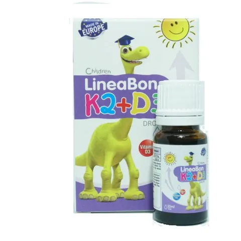 [Hàng nhập khẩu] Vitamin D3 + K2 LineaBon 10ml - Hỗ trợ hấp thu canxi, phát triển chiều cao cho trẻ sơ sinh và trẻ nhỏ, sản phẩm chính hãng từ Châu Âu