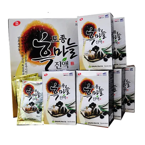 Nước Tỏi Đen Kanghwa Hàn Quốc - Hỗ Trợ Tiêu Hóa, Tăng Cường Sức Khỏe, 30 Gói X 70ml - Sản Phẩm Chính Hãng Ủ Men Từ Tỏi Đen
