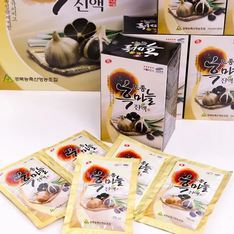 Nước Tỏi Đen Kanghwa Hàn Quốc - Hỗ Trợ Tiêu Hóa, Tăng Cường Sức Khỏe, 30 Gói X 70ml - Sản Phẩm Chính Hãng Ủ Men Từ Tỏi Đen
