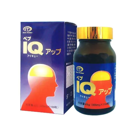 Viên uống bổ não Pep IQ Up Nhật Bản - Tăng cường trí nhớ, hỗ trợ IQ với thành phần thiên nhiên, 150 viên uống hàng ngày