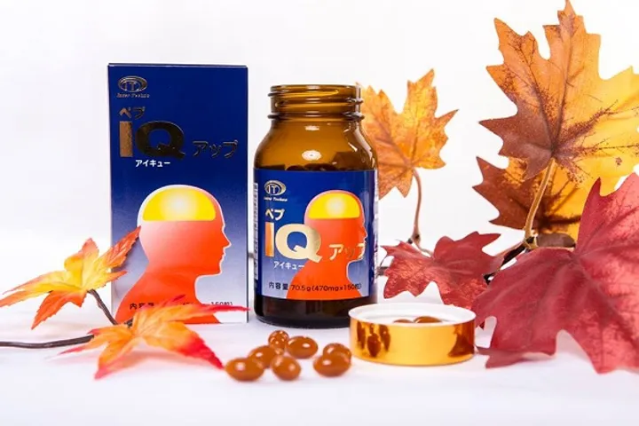 Viên uống bổ não Pep IQ Up Nhật Bản - Tăng cường trí nhớ, hỗ trợ IQ với thành phần thiên nhiên, 150 viên uống hàng ngày