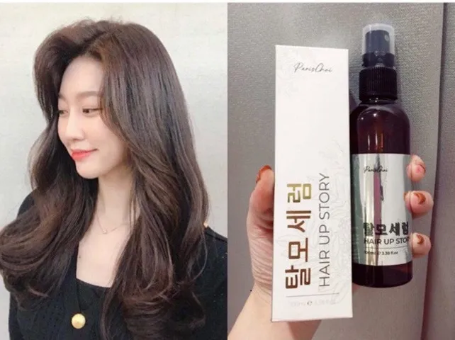 Xịt Mọc Tóc Genie Hair Up Story Paris Choi Hàn Quốc 100ml - Hỗ Trợ Tóc Dày, Chắc Khỏe, Giải Quyết Vấn Đề Tóc Gãy, Rụng