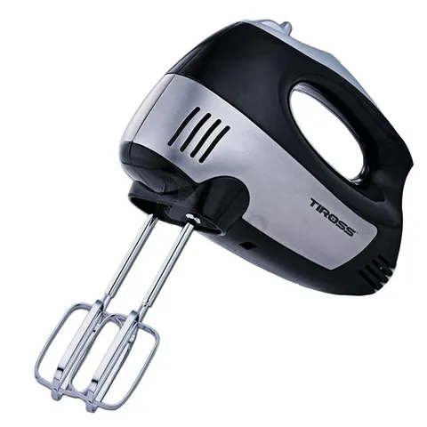 Máy Đánh Trứng Tiross TS5400 - Đồ Gia Dụng Nhà Bếp 2 Que Trộn & 2 Que Móc, Công Suất 300W, Tốc Độ Điều Chỉnh Để Làm Bánh Tối Ưu