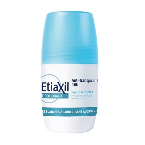 Lăn Khử Mùi Hàng Ngày Etiaxil Deodorant Anti Transpirant 48h - Giảm Tiết Mồ Hôi, An Toàn Cho Da Nhạy Cảm, Hiệu Quả 48 Giờ
