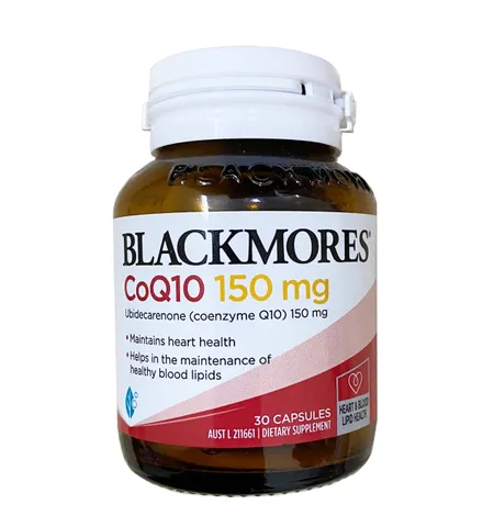 Viên Uống CoQ10 150mg Blackmores - Hỗ Trợ Sức Khỏe Tim Mạch - Giảm Mệt Mỏi, Tăng Cường Kháng Đề Kháng, 30 Viên Chính Hãng Úc