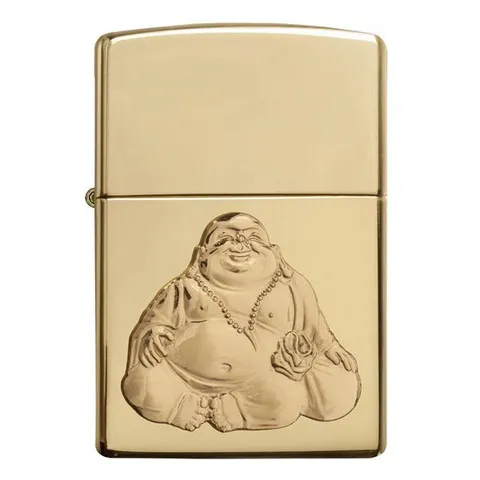 Zippo Laughing Buddha 29626 - Bật Lửa Chất Lượng Cao Tượng Phật Di Lặc Cười, Thiết Kế Độc Đáo Mang Tài Lộc, Hàng Chính Hãng USA