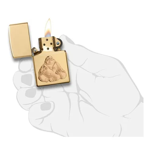 Zippo Laughing Buddha 29626 - Bật Lửa Chất Lượng Cao Tượng Phật Di Lặc Cười, Thiết Kế Độc Đáo Mang Tài Lộc, Hàng Chính Hãng USA