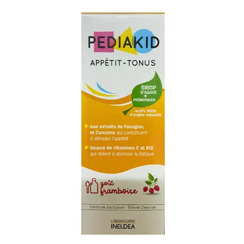 Siro Pediakid Appétit Tonus 125ml - Hỗ Trợ Ăn Ngon, Tăng Cường Đề Kháng Cho Bé Từ 6 Tháng, Vitamin Tự Nhiên Pháp