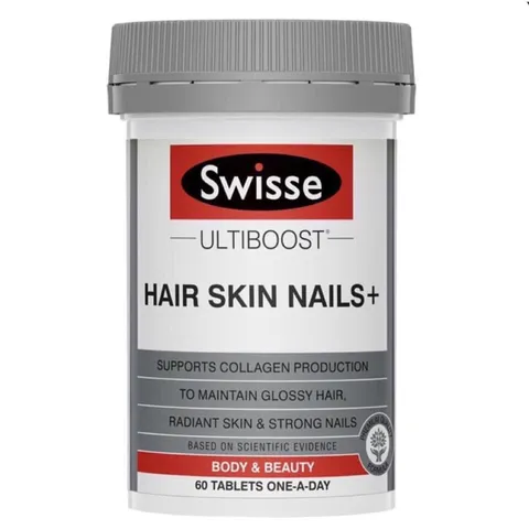 Viên uống Collagen Swisse Hair Skin Nails 100 viên - Hỗ trợ đẹp da, tóc, móng - Vitamin cần thiết từ Úc