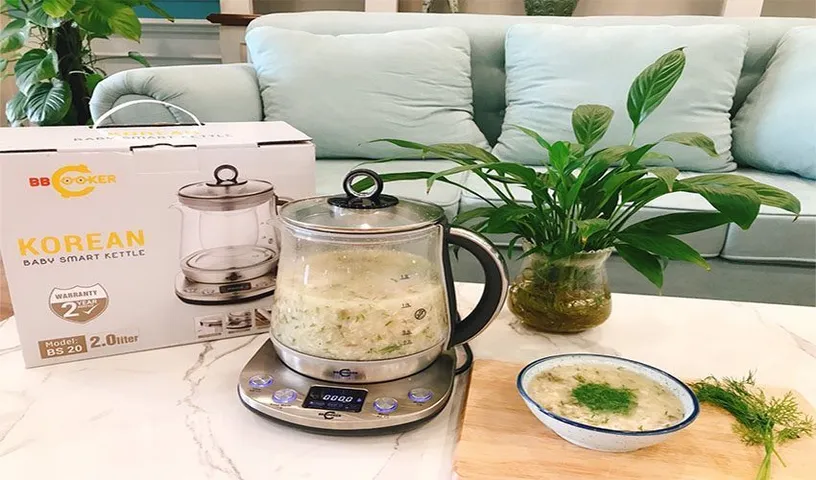 Nồi Chưng Yến Đa Năng BBCooker BS20 Cao Cấp 1.5L - Nấu Trà, Hầm Ninh Dinh Dưỡng, Thiết Kế Hiện Đại và Thông Minh