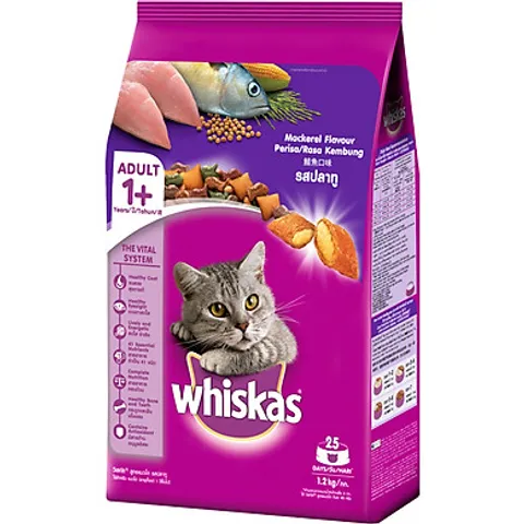 Thức Ăn Cho Mèo Whiskas Vị Cá Thu Mackerel Flavour