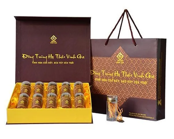 Đông Trùng Hạ Thảo Vinh Gia Nguyên Con Khô Sấy Lạnh - Thực Phẩm Dinh Dưỡng Tăng Cường Sức Khỏe, Phục Hồi Nhanh Chống Lại Virus