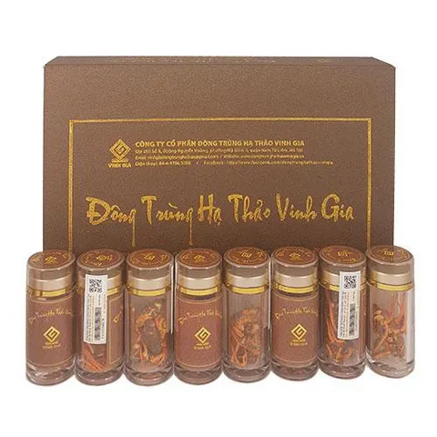 Đông Trùng Hạ Thảo Vinh Gia Nguyên Con Khô Sấy Lạnh - Thực Phẩm Dinh Dưỡng Tăng Cường Sức Khỏe, Phục Hồi Nhanh Chống Lại Virus