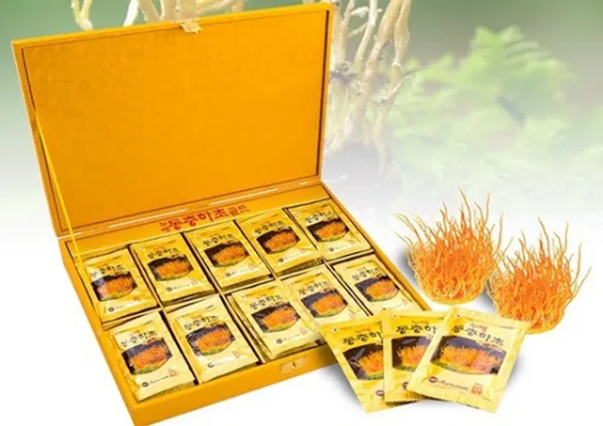 Nước Đông Trùng Hạ Thảo KangHwa Hàn Quốc 60 Gói - Thực Phẩm Chức Năng Bồi Bổ Sức Khỏe Cao Cấp, Hỗ Trợ Tăng Cường Miễn Dịch