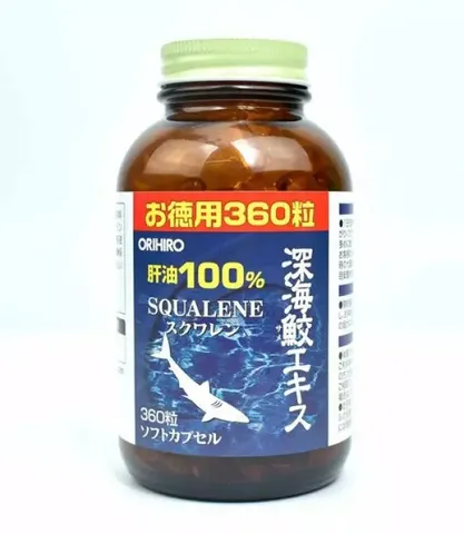 Viên uống Squalene Orihiro Nhật Bản - Bổ sung chất chống oxi hóa và tăng cường sức khỏe tổng thể