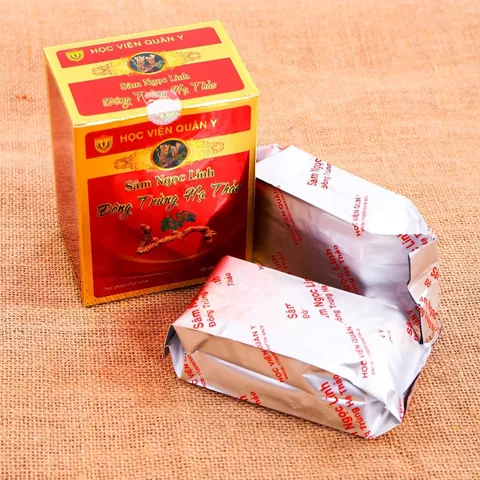 Viên Uống Sâm Ngọc Linh Đông Trùng Hạ Thảo Học Viện Quân Y - Tăng Cường Sức Khỏe, Hỗ Trợ Thể Trạng, Giàu Dinh Dưỡng, 60 Viên