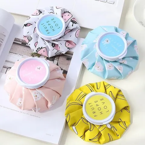 Túi Chườm Nóng Lạnh Mini Đa Năng Hình Tròn - Giúp Thư Giãn & Chăm Sóc Sức Khỏe Cả Gia Đình, Thiết Kế Đáng Yêu, Sử Dụng Dễ Dàng