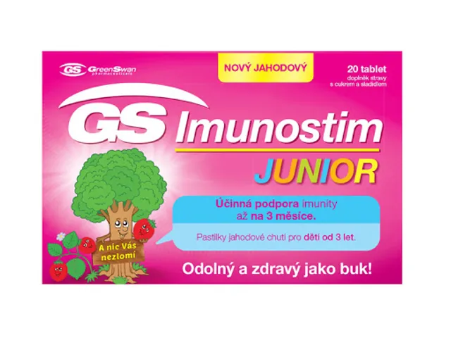 Viên ngậm Gs Imunostim Junior Tăng Cường Miễn Dịch Cho Bé - Hỗ Trợ Ngăn Ngừa Nhiễm Khuẩn Đường Hô Hấp, Hương Vị Ngon Miệng 30 Viên