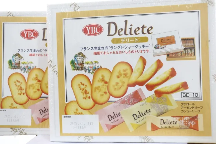 Bánh Quy YBC Deliete 60 Cái Nhật Bản - Phân Phối 3 Vị Ngon Đặc Biệt Cho Ngày Tết và Tiệc Tùng