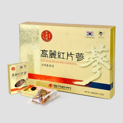 Hồng Sâm Khô Thái Lát Daedong 200g - Sản Phẩm Chăm Sóc Sức Khỏe Cao Cấp, Hỗ Trợ Tăng Cường Đề Kháng & Làm Đẹp Da