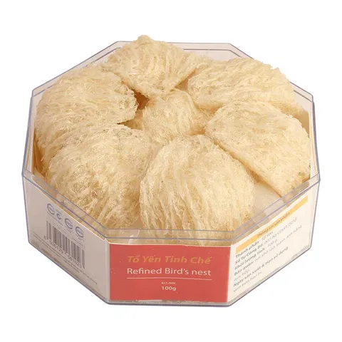 Yến trắng tinh chế thượng hạng hộp 100gram
