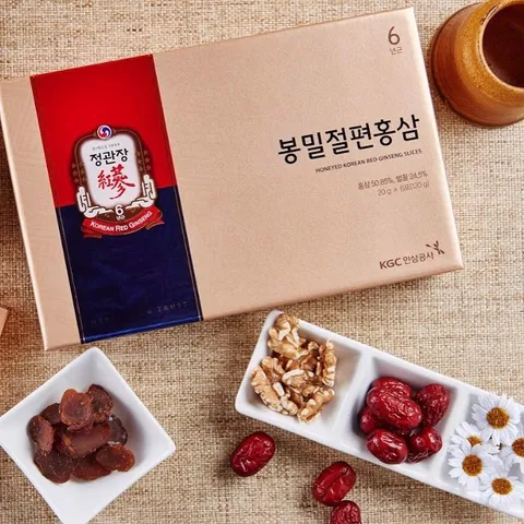 Hồng Sâm Thái Lát Tẩm Mật Ong KGC Hàn Quốc Cao Cấp 20g - Bổ Sung Dinh Dưỡng, Tăng Cường Sức Khỏe, Hỗ Trợ Làm Đẹp Da