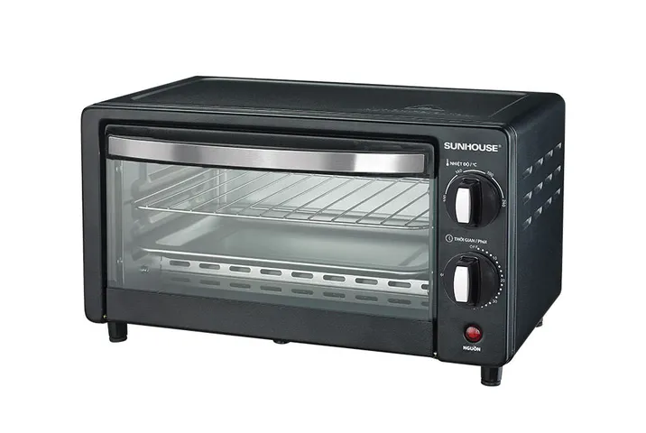 Lò Nướng Điện Sunhouse SHD4206 10L Hẹn Giờ - Lò Nướng Hiện Đại 800W Tiện Lợi Cho Gia Đình