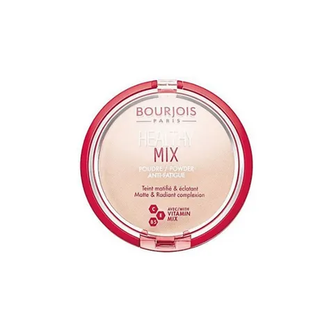 Phấn Phủ Dưỡng Da Bourjois Healthy Mix Anti Fatigue - Phấn Trang Điểm Chống Mệt Mỏi Giúp Làn Da Tươi Sáng Rạng Rỡ, Có Các Màu N01, N02, N03