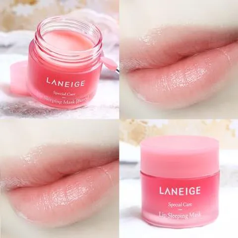 Mặt Nạ Ngủ Môi Laneige - Dưỡng Ẩm & Giảm Thâm Môi Berry 20g - Hàn Quốc, Chăm Sóc Môi Căng Mọng và Mịn Màng