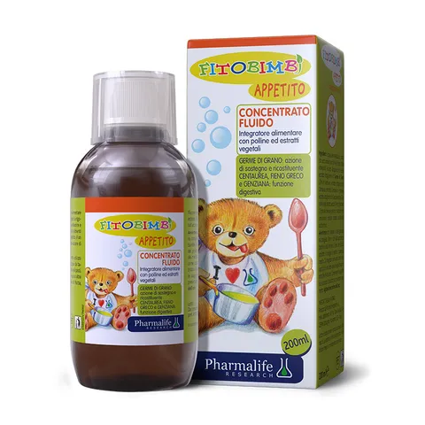 Siro Fitobimbi Appetito 200ml - Giúp Trẻ Ăn Ngon và Tăng Cường Hấp Thu Dinh Dưỡng - Hỗ Trợ Chức Năng Tiêu Hóa