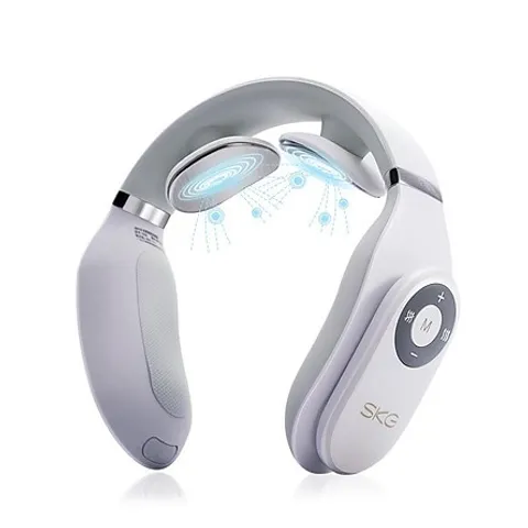 Máy Massage Cổ Vai Gáy Cao Cấp SKG 4098E - Giảm Đau, Thư Giãn Với 3 Chế Độ Mát Xa, Công Nghệ TENS Và Sưởi Ấm Giai Điệu Cho Cơ Thể Thoải Mái