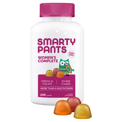 Kẹo Dẻo Vitamin Hữu Cơ Smarty Pants Women’s Complete - Bổ Sung Đầy Đủ Dinh Dưỡng Cho Nữ, Hỗ Trợ Làm Đẹp Da, Lọ 240 Viên