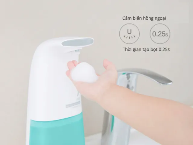Máy Rửa Tay Tự Động Tạo Bọt Xiaomi Xiaoji - Thiết Bị Gia Đình Thông Minh Hợp Vệ Sinh, Cảm Biến Hồng Ngoại, Tiết Kiệm Xà Phòng
