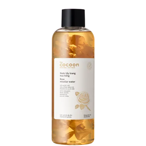Nước tẩy trang hoa hồng Cocoon Rose Micellar Water dịu nhẹ