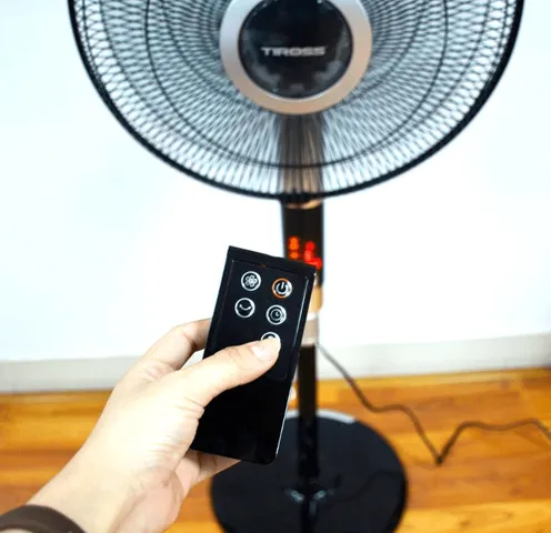 Quạt Cây Điều Khiển Từ Xa Tiross TS951 - Quạt Đứng Sang Trọng 4 Tốc Độ, Chức Năng Hẹn Giờ Tiện Lợi, Công Suất 45W