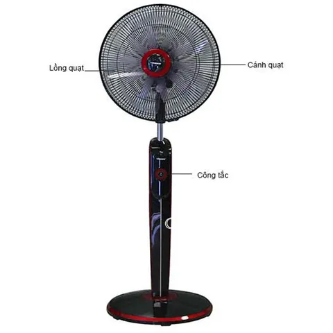 Quạt Đứng Tiross TS956-1 Điều Khiển Từ Xa - 6 Tốc Độ, Hẹn Giờ 8 Tiếng, Thiết Kế Sang Trọng, Làm Mát Hiệu Quả Cho Mùa Hè