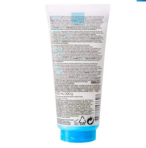 Sữa Rửa Mặt và Tắm La Roche-Posay Lipikar Syndet AP+ 200ml - Dành cho Da Khô Nhạy Cảm, Làm Dịu và Cấp Ẩm An Toàn cho Trẻ Em và Người Lớn