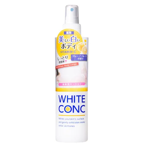 Xịt Dưỡng Trắng Toàn Thân White Conc Nhật Bản 245ml - Cấp Ẩm, Dưỡng Da Sáng Mịn, Phù Hợp Mọi Loại Da