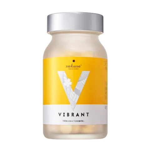 Viên Uống Trắng Da Toàn Thân Sakura Vibrant - Chiết Xuất Yuzu Nhập Khẩu Nhật Bản, Hỗ Trợ Làn Da Sáng Hồng Tự Nhiên 150 Viên