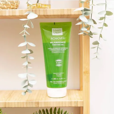 Gel Rửa Mặt Cho Da Dầu Mụn MartiDerm Acniover Purifying 200ml - Làm Sạch Sâu, Ngăn Ngừa Mụn, Duy Trì Độ Ẩm Da Chính Hãng