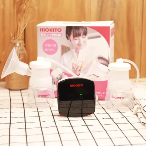 Máy Hút Sữa Điện Đôi Hichito Nhật Bản Cao Cấp - Thiết Kế Tiện Lợi, Hỗ Trợ Hút Sữa Nhanh Chóng, Bảo Vệ Dáng Ngực Cho Mẹ