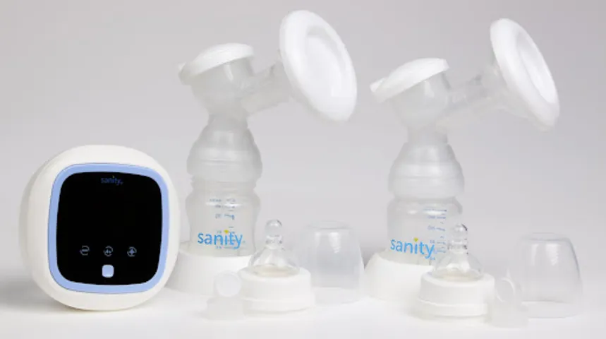 Máy Hút Sữa Điện Đôi Sanity AP-5316 - Thiết Bị Hỗ Trợ 9 Cấp Độ Hút & 5 Cấp Độ Massage Cho Mẹ và Bé, Thiết Kế Tiện Lợi, Hiệu Quả Cao