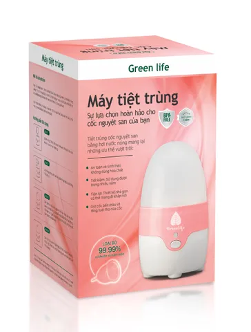 Máy Tiệt Trùng Cốc Nguyệt San Green Life - Công Nghệ Tiệt Trùng Bằng Hơi Nước An Toàn, Tiện Lợi Cho Phụ Nữ