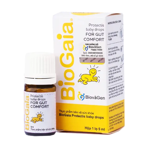 Men Vi Sinh BioGaia Protectis Baby 5ml - Hỗ Trợ Tiêu Hóa, Cải Thiện Táo Bón Cho Trẻ Sơ Sinh từ 0 Tháng Tuổi