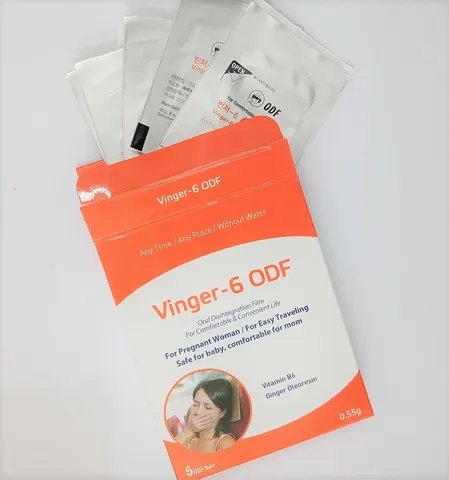 Miếng Ngậm Vinger 6 - Hỗ Trợ Giảm Nghén Hiệu Quả Cho Mẹ Bầu - Vitamin B6 và Chiết Xuất Gừng, An Toàn Cho Thai Nhi