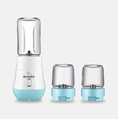 Máy Xay Đa Năng 3 Cối Bonbebe BB-39 - Thiết Kế Nhỏ Gọn, Lưỡi Dao Sắc Bén, An Toàn, Phù Hợp Cho Xay Sinh Tố, Xay Thịt, Xay Bột