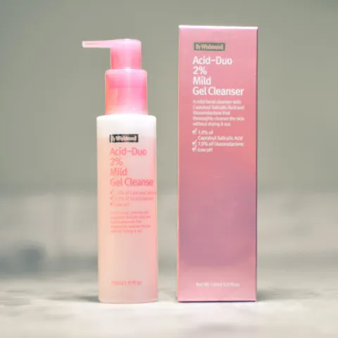 Sữa Rửa Mặt Dành Cho Da Dầu Mụn By Wishtrend Acid-Duo 2% Mild Gel Cleanser - Giúp Làm Sạch Hiệu Quả Và Cân Bằng Độ Ẩm Da